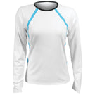 Sofibella Women's Style Icons Longsleeve Top - White/Electric Blue