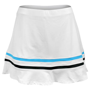 Sofibella Women's Style Icons 14" Skort - White/Electric Blue