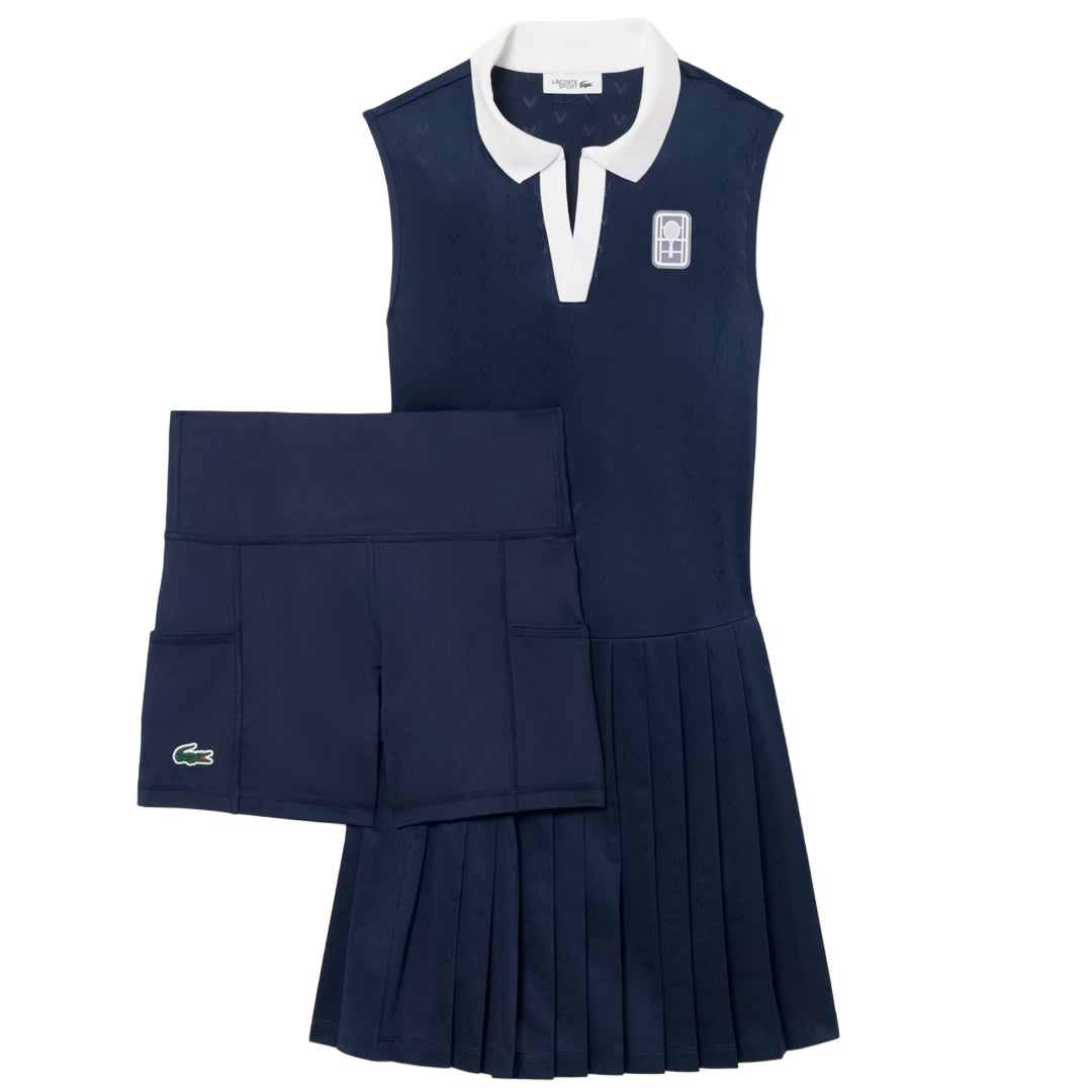 Lacoste Women's Ultra Dry Heritage Dress - Navy Blue