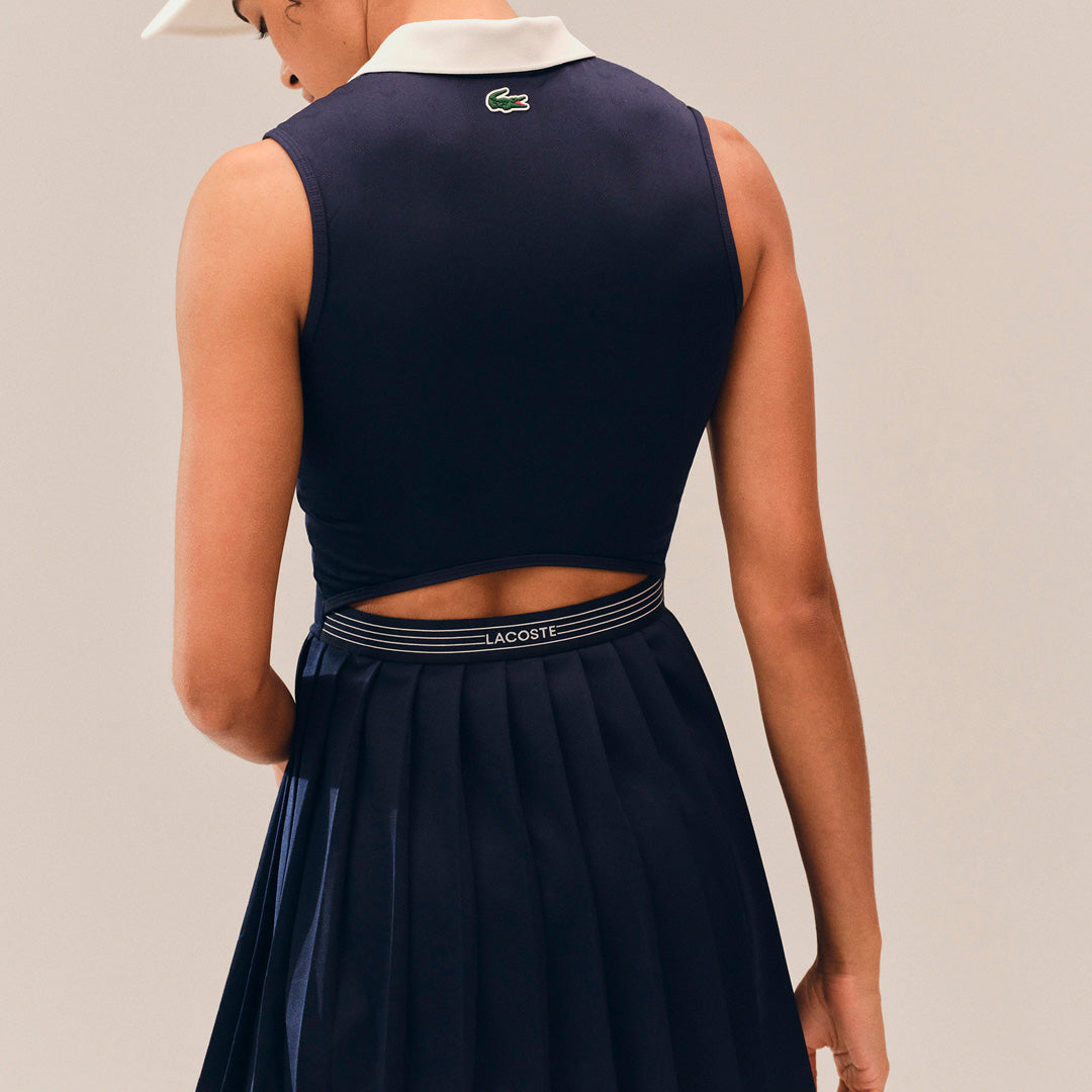 Lacoste Women's Ultra Dry Heritage Dress - Navy Blue