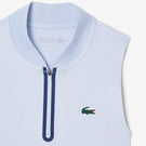 Lacoste Women's Ultra Dry Stretch Sleeveless Polo - Light Blue