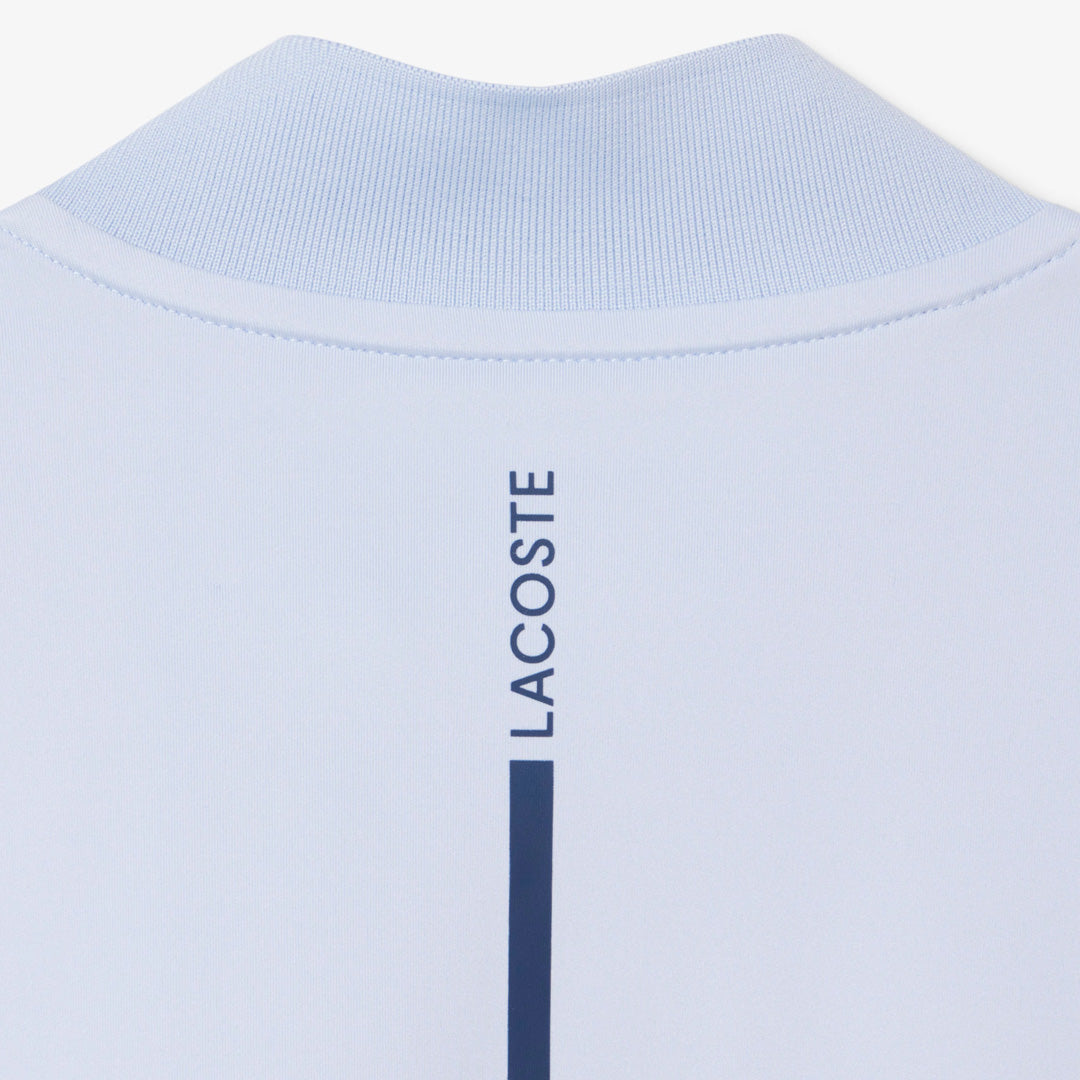 Lacoste Women's Ultra Dry Stretch Sleeveless Polo - Light Blue