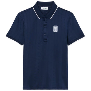 Lacoste Women's Ultra Dry Stretch Heritage Polo - Navy Blue