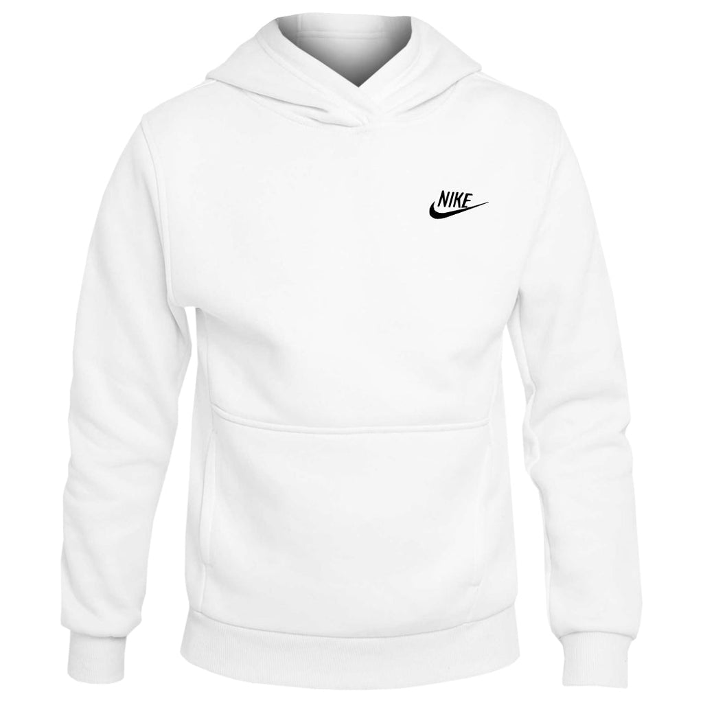 Nike Junior Club Hoodie - White