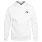 Nike Junior Club Hoodie - White
