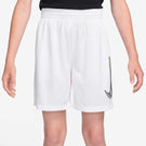 Nike Boys Swoosh Mesh Shorts - White