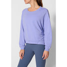 MPG Women's Cozy Fleece Relax Pullover - Jacaranda
