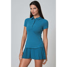 MPG Women's Vital Short Sleeve Polo - Moroccan Blue