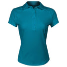 MPG Women's Vital Short Sleeve Polo - Moroccan Blue