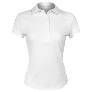 MPG Women's Vital Short Sleeve Polo - Brilliant White