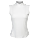 MPG Women's Vital Mock Neck Tank - Brilliant White