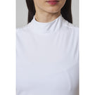 MPG Women's Vital Mock Neck Tank - Brilliant White