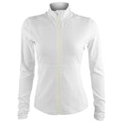 MPG Women's Vital Rib Full Zip Long Sleeve Jacket - Brilliant White