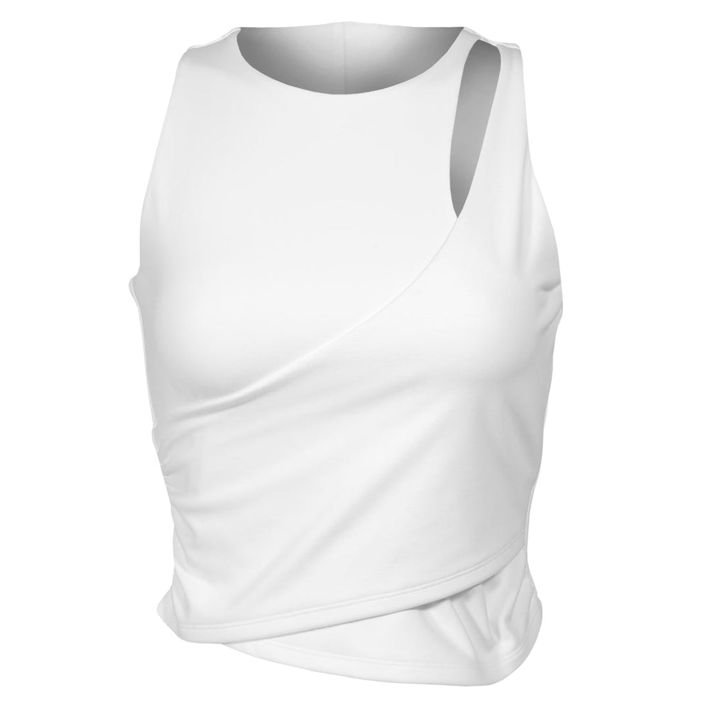 MPG Women's Velocity Crossover Tank - Brilliant White