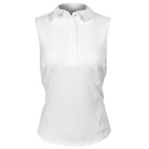 MPG Women's Club Sleeveless Polo - Brilliant White
