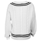 MPG Women's Club Sweater - Brilliant White/Black