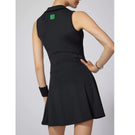 MPG Women's Vital Sleeveless Polo Dress - Black