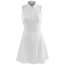 MPG Women's Vital Sleeveless Polo Dress - White