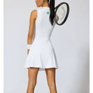 MPG Women's Vital Sleeveless Polo Dress - White