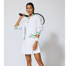 MPG Women's Vital Sleeveless Polo Dress - White