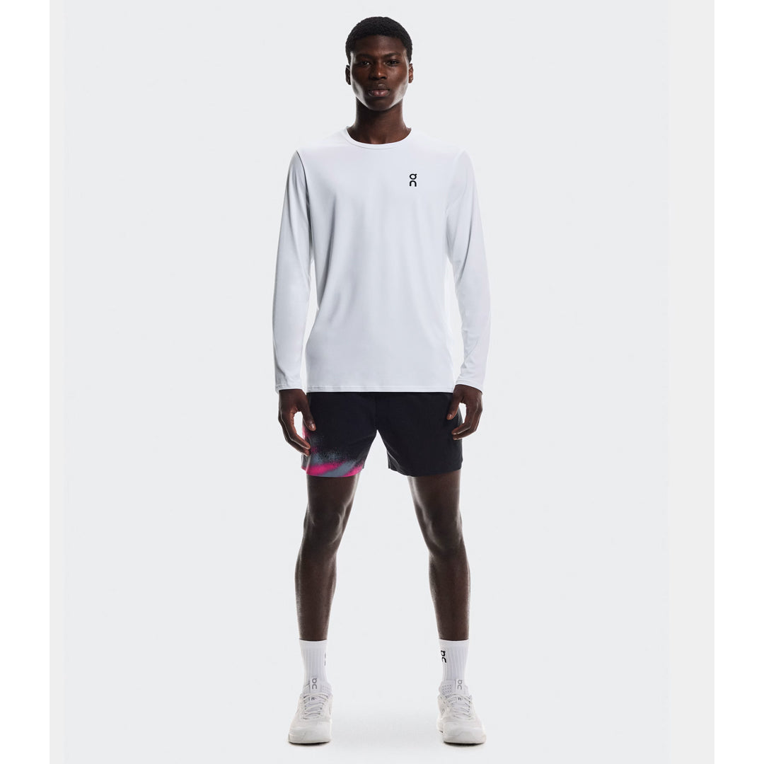 On Men's Court Longsleeve Top - All White