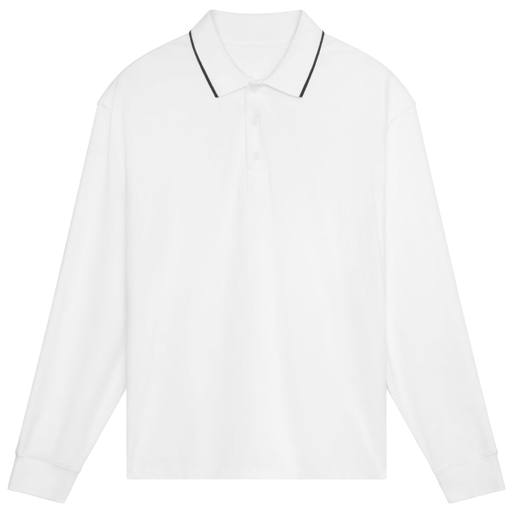 On Men's Courtside Longsleeve Polo - White