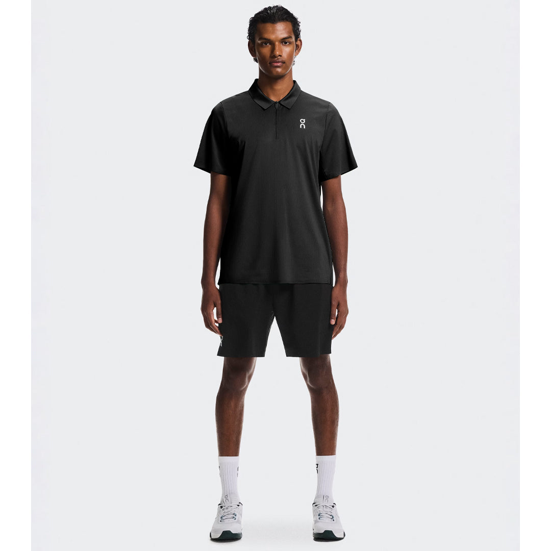On Men's Court Polo - Black