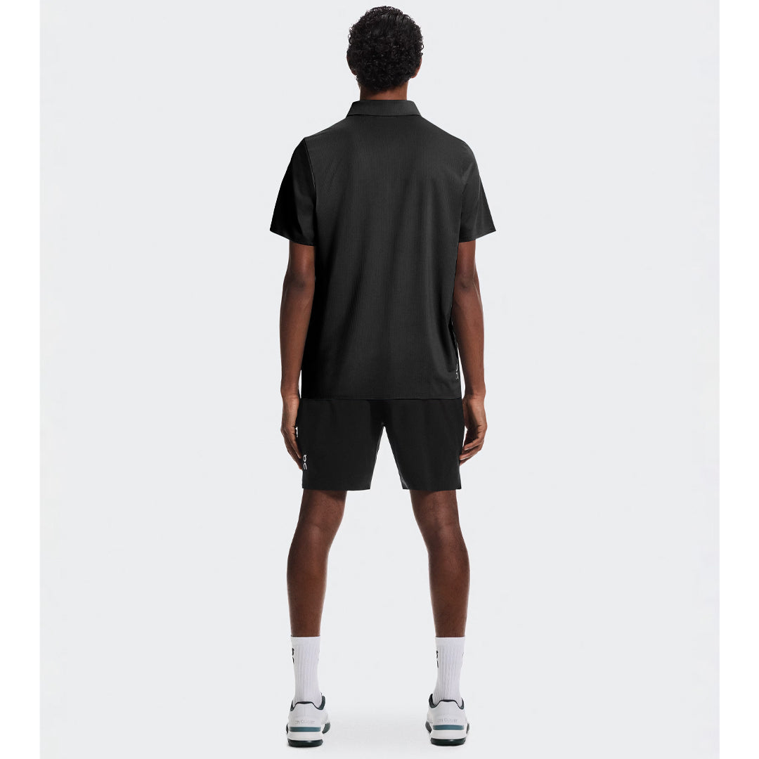 On Men's Court Polo - Black