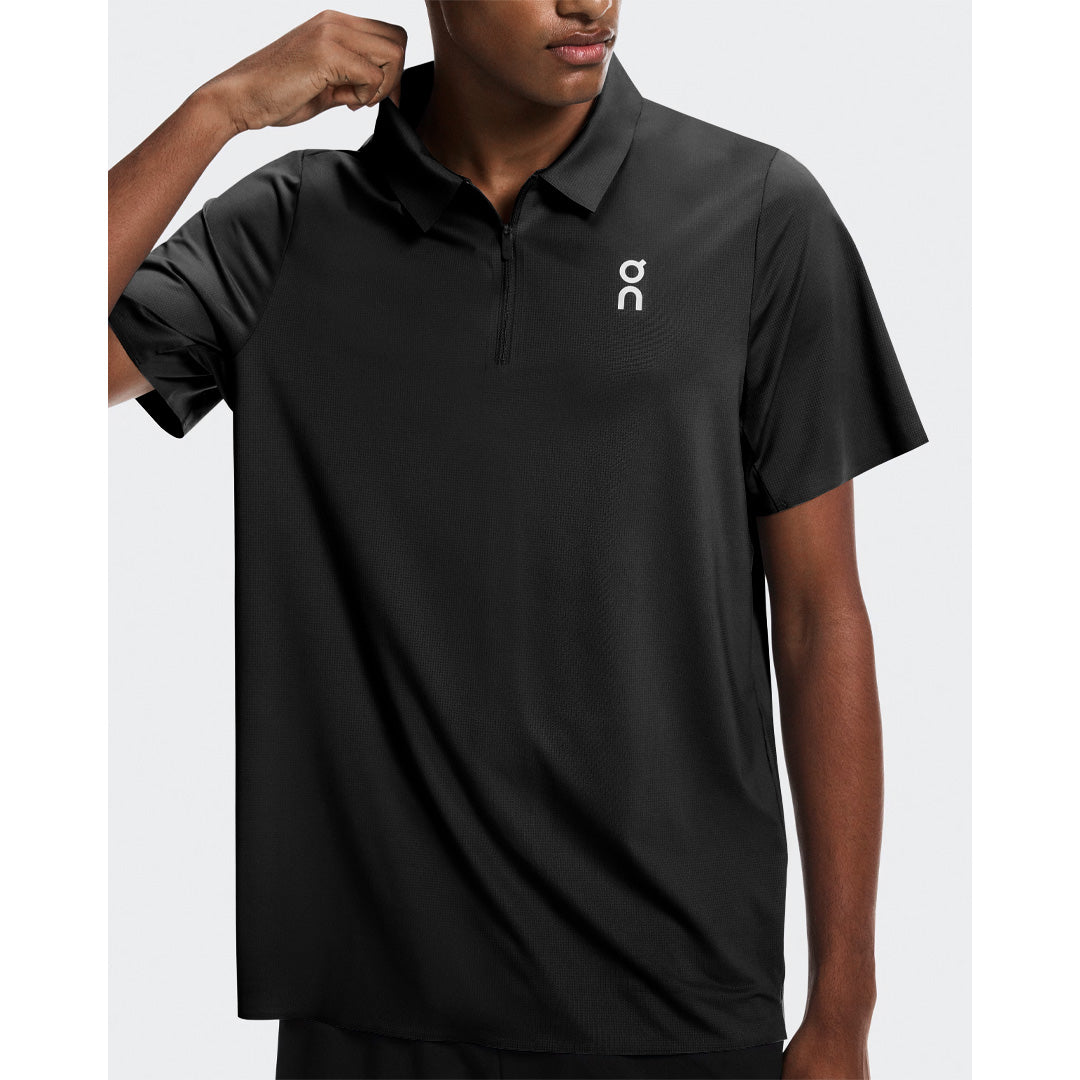 On Men's Court Polo - Black