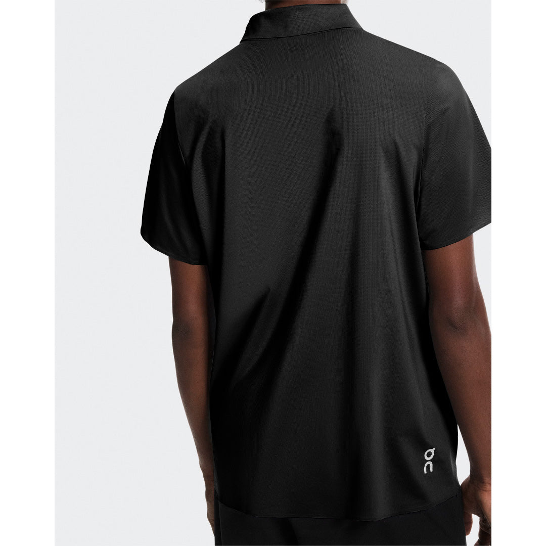 On Men's Court Polo - Black