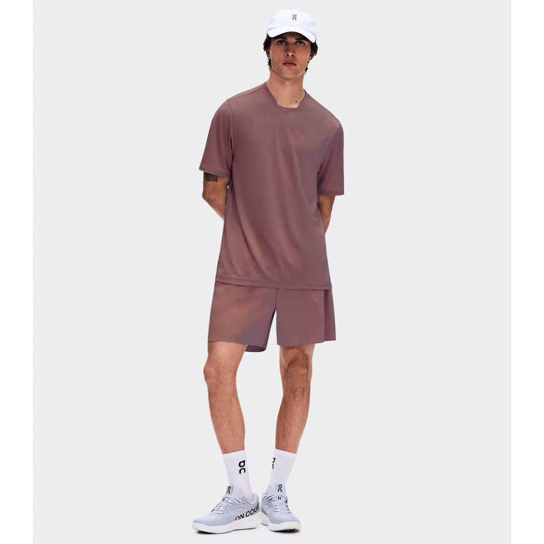 On Men's Court-T Edit Tee - Mulberry