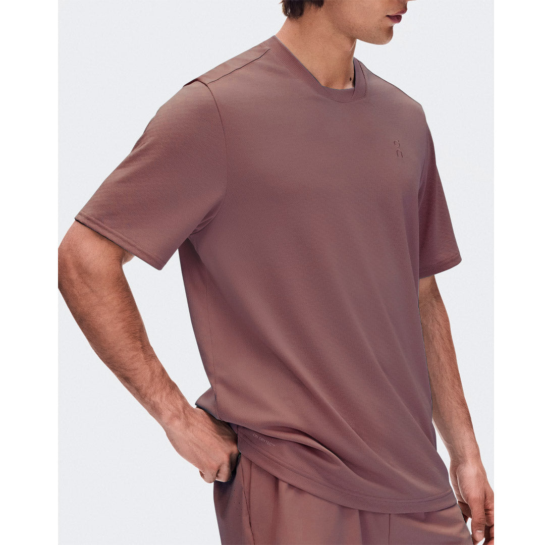 On Men's Court-T Edit Tee - Mulberry