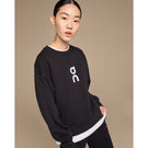 On Women's Club Crew Sweater - Black