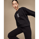 On Women's Club Crew Sweater - Black