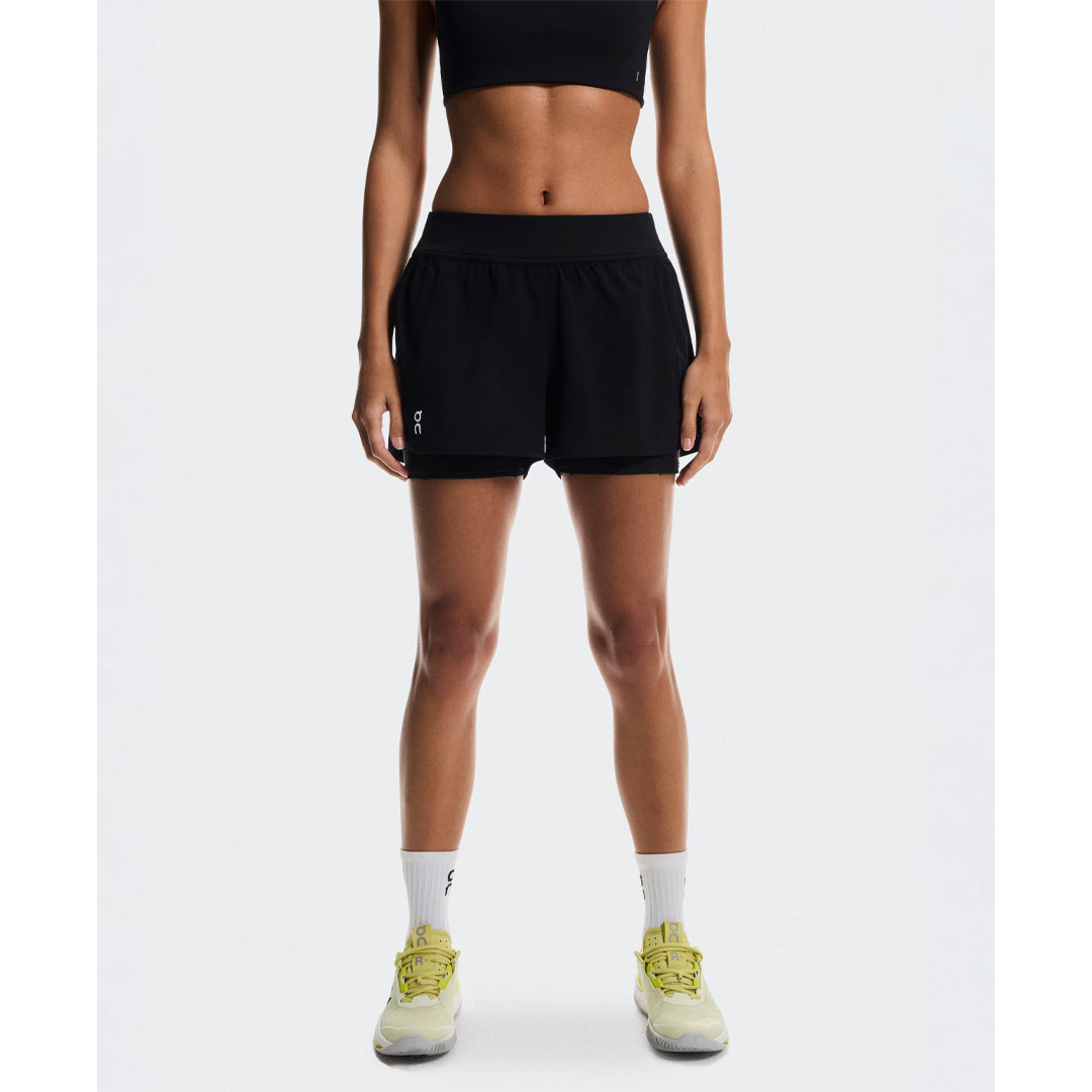 On Women's Court 2 In 1 Short - Black