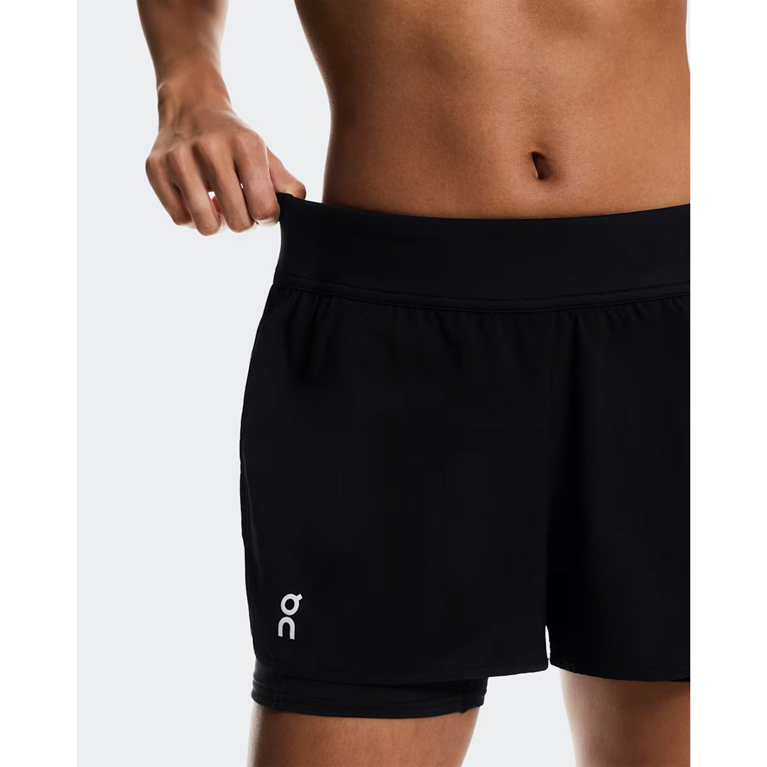 On Women's Court 2 In 1 Short - Black