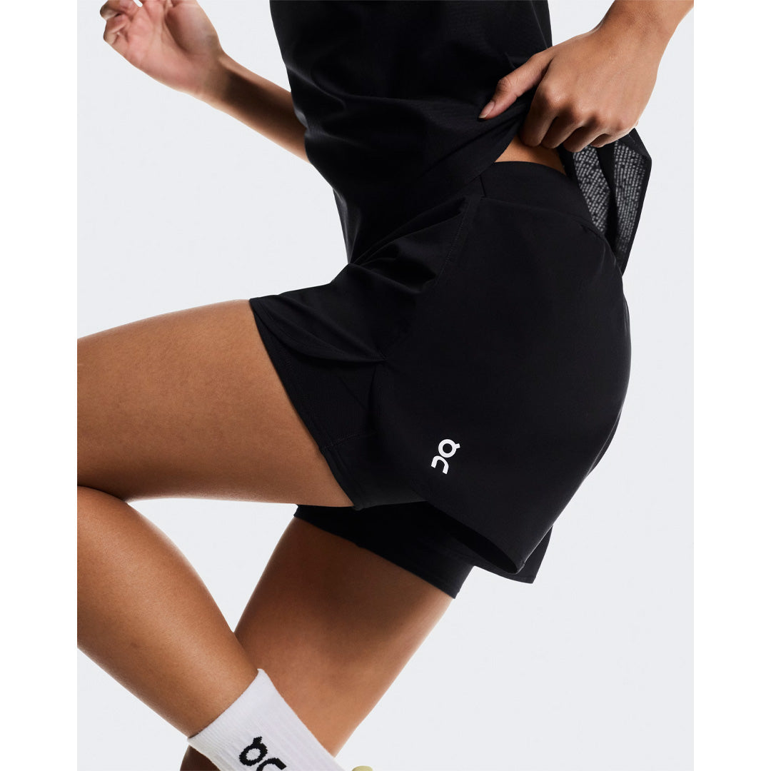 On Women's Court 2 In 1 Short - Black