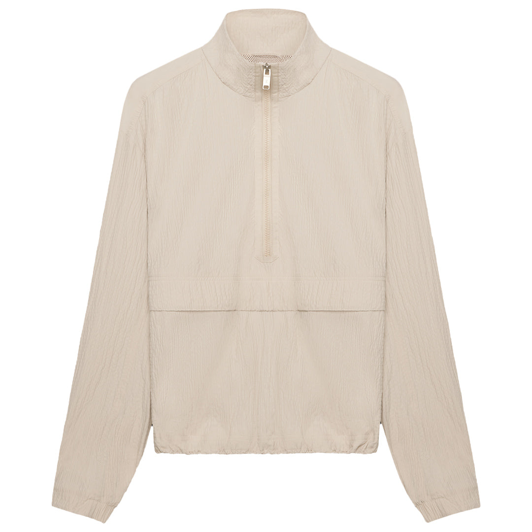 On Women's Courtside Eaze 1/2 Zip Jacket - Beige