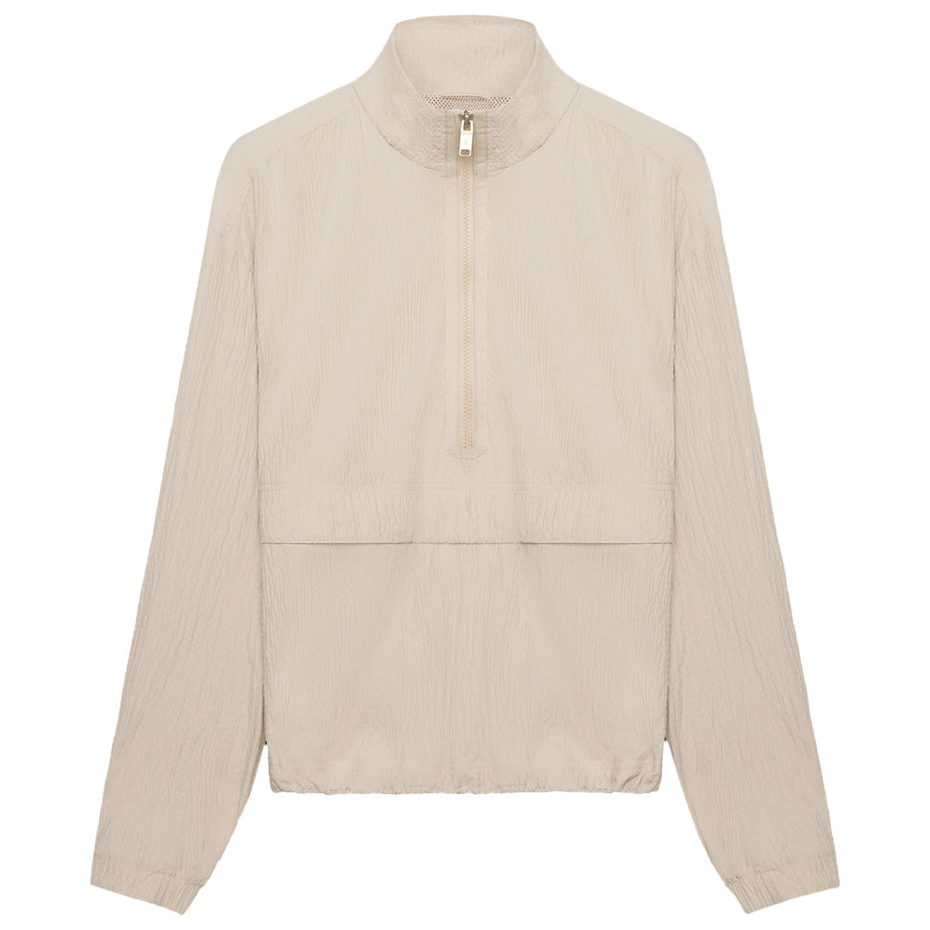 On Women's Courtside Eaze 1/2 Zip Jacket - Beige