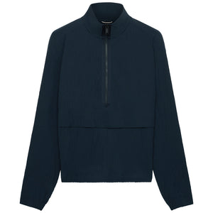 On Women's Courtside Eaze 1/2 Zip Jacket - Midnight