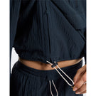 On Women's Courtside Eaze 1/2 Zip Jacket - Midnight