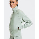 On Women's Courtside Full Zip - Mineral