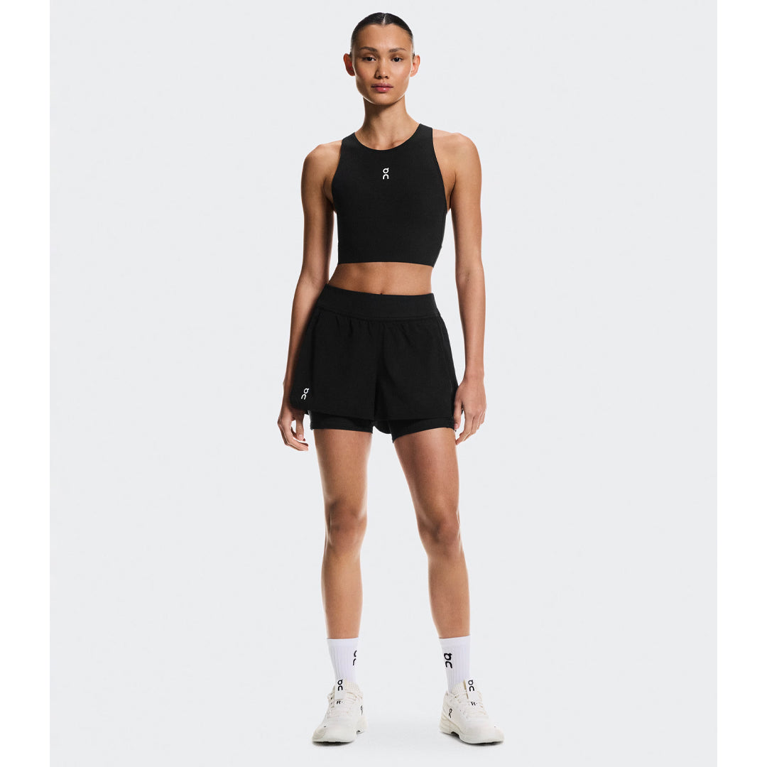 On Women's Court Crop Top - Black