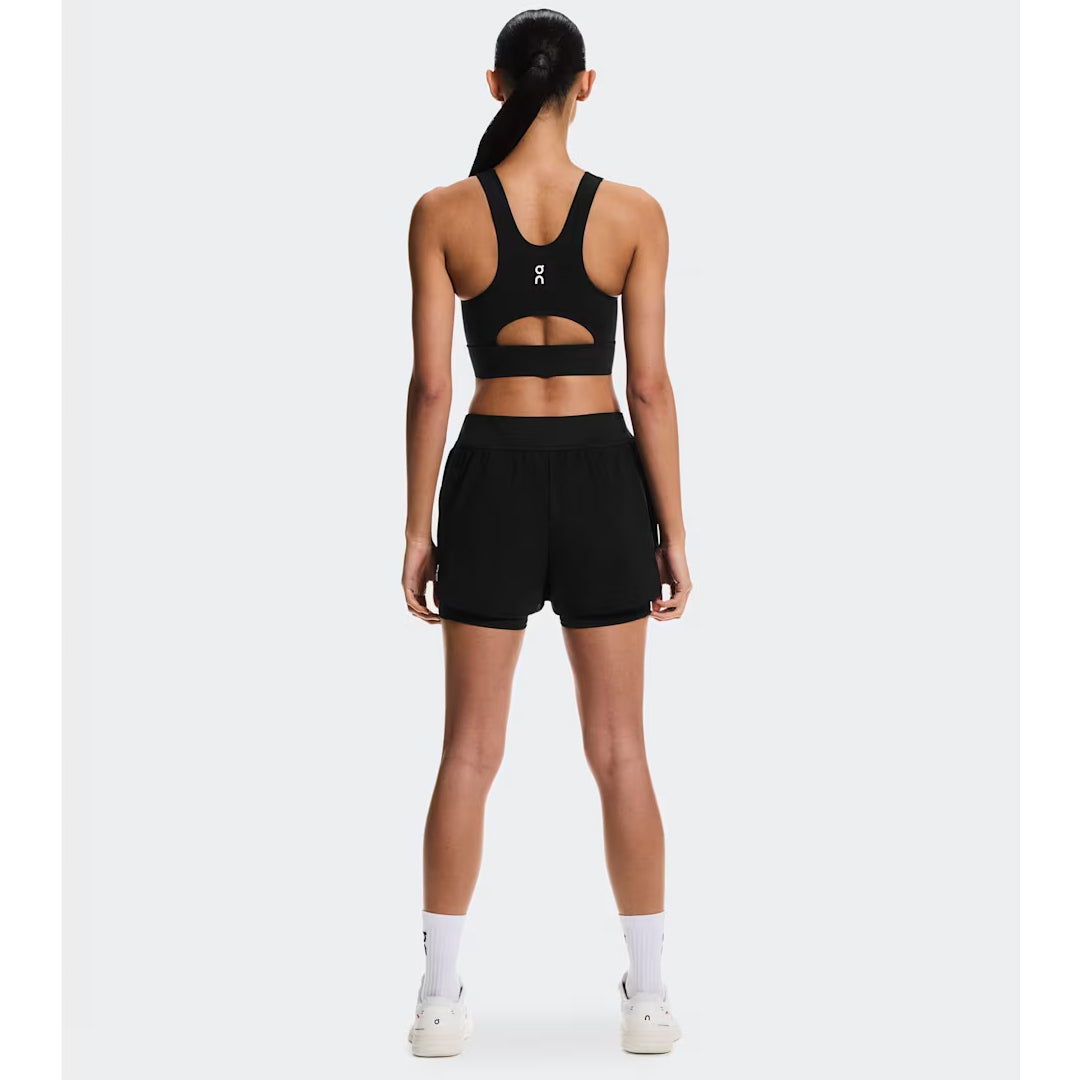 On Women's Court Crop Top - Black