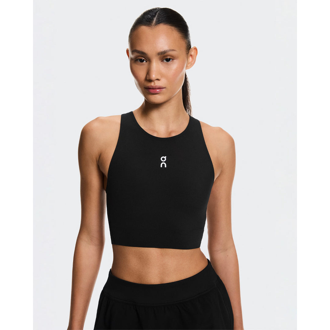 On Women's Court Crop Top - Black