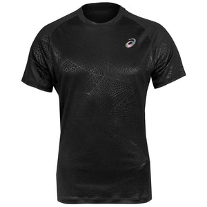 Asics Men's Night Energy Match Short Sleeve Tee - Black