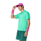 Asics Men's Match Jaquard Polo - Aurora Green