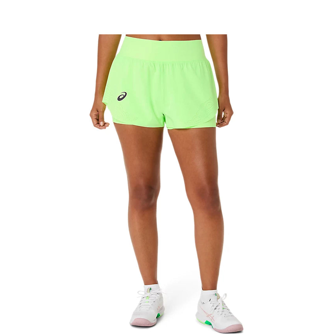 Asics Women's Match Laser Cut Short - Illuminate Green