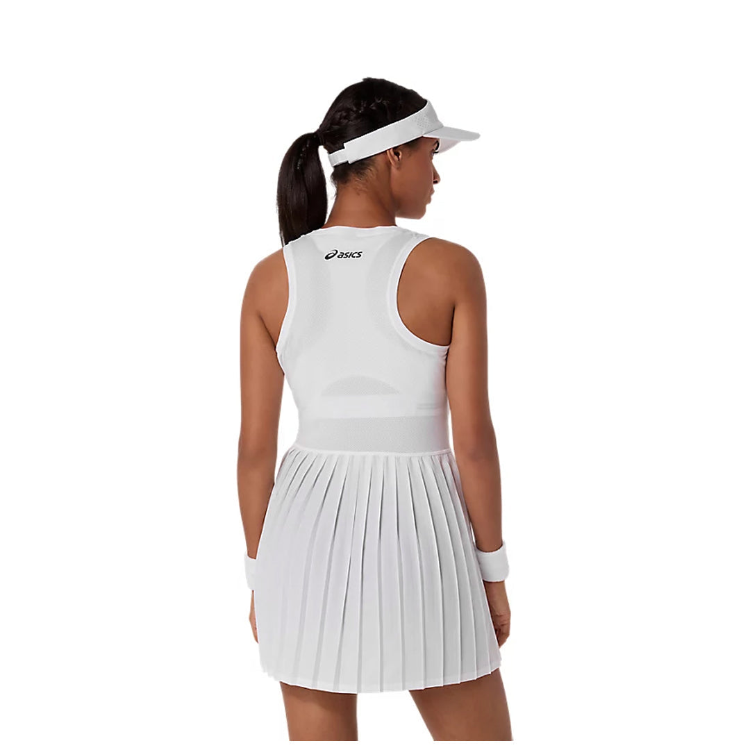 Asics Women's Match Pleated Dress - Brilliant White