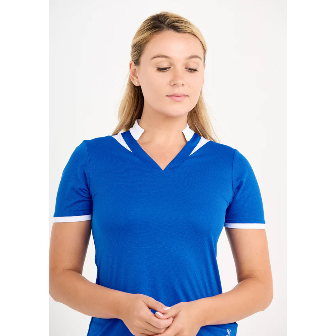 Sofibella Women's Miss Santorini Short Sleeve Tee - Ocean